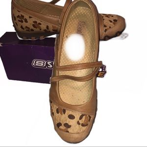 Animal Print Skechers Active Shoes